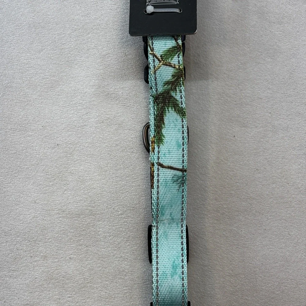 Browning Dog Collar Large Sea Glass‎ Realtree Camo Reflective New